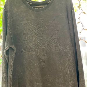 Blackcraft Cult imprinted baphomet sweater XXL